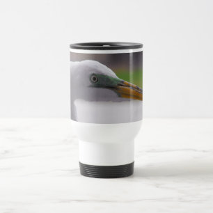 Great Egret positing Reisebecher