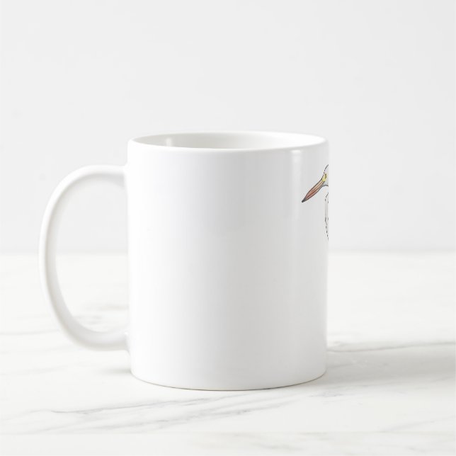 Great Egret Voice Art Kaffeetasse (Links)