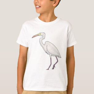 Great Egret Voice Art T-Shirt