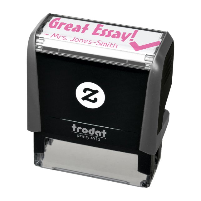 "Great Essay!" + Name des benutzerdefinierten Lehr Permastempel (Produkt)