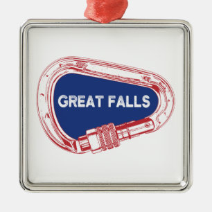 Great Falls Kletterkarabiner Ornament Aus Metall