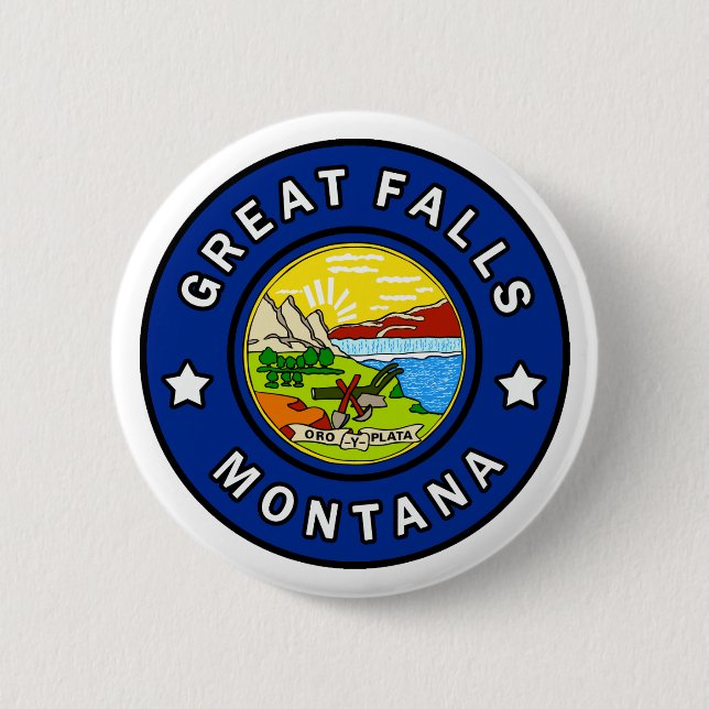 Great Falls Montana Button (Vorderseite)