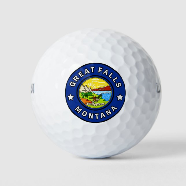 Great Falls Montana Golfball (Vorderseite)