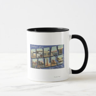 Great Falls, Montana - große Buchstabe-Szenen 2 Tasse