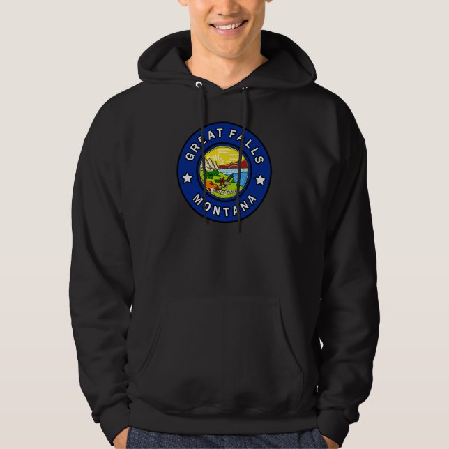 Great Falls Montana Hoodie (Vorderseite)
