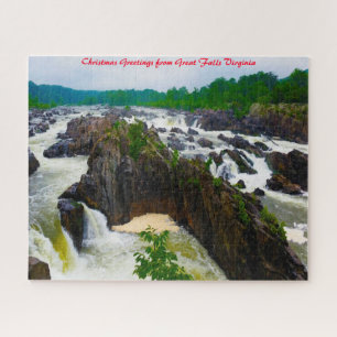 Great Falls Virginia.Frohe Weihnachtsgrüße