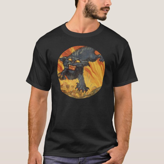Great Feral Cat hinzufügen T-Shirt (Vorderseite)