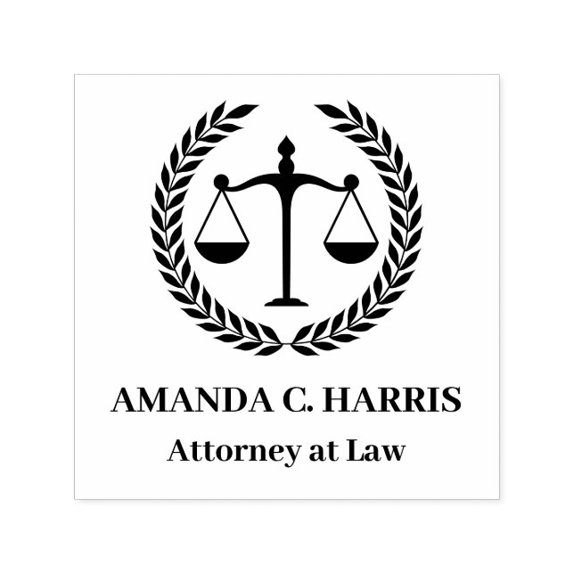 Great for Lawyers, Attorneys, Judges, Law Clerks,  Permastempel (Design)