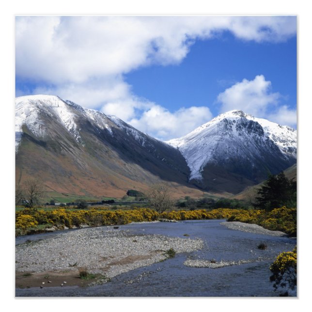 Great Gable and Kirk Fell Wasdale Lake District Fotodruck (Vorne)
