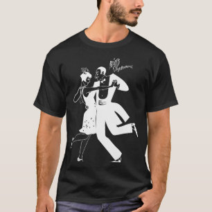 Great Gatsby Glamour Couple Dancing Class aus den T-Shirt