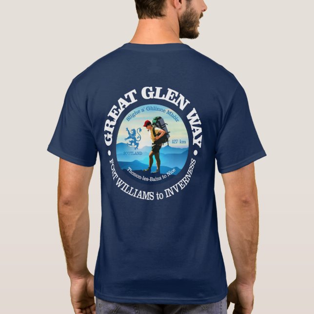 Great Glen Way (C) T-Shirt (Rückseite)