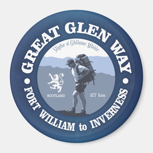 Great Glen Way Magnet (Vorne)