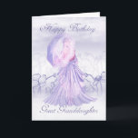 Great Granddaughter Cute Feminine Birthday Card Karte<br><div class="desc">Great Granddaughter Cute Feminine Birthday Card</div>