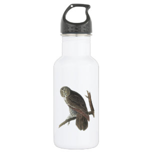 Great Gray Owl von Audubon Trinkflasche