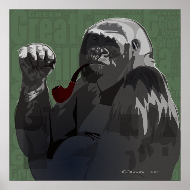 Great Green Gorilla Poster (Vorne)
