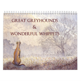 Great Greyhounds & Wonderful Whippets calendrier