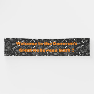 Great Halloween Custom Banner w Tanzskelette