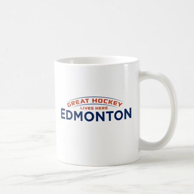 Great Hockey Edmonton White Tasse (Rechts)