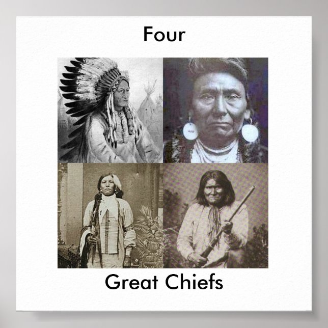 Great  Indian Chiefs Poster (Vorne)