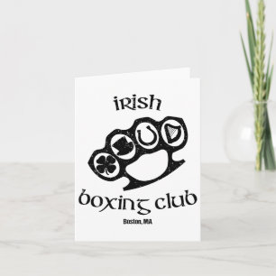 Great Irish Boxing Men Club Boston Fighting Pub St Karte