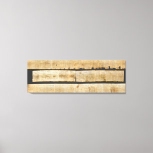Great Isaiah Scroll Dead Sea Scrolls 1QIsaa Leinwanddruck