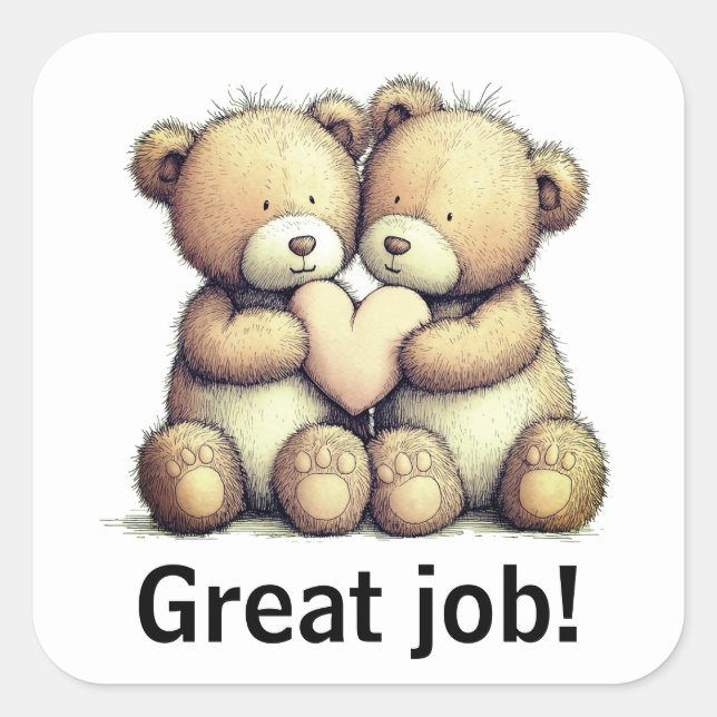 Great job stickers (Vorderseite)