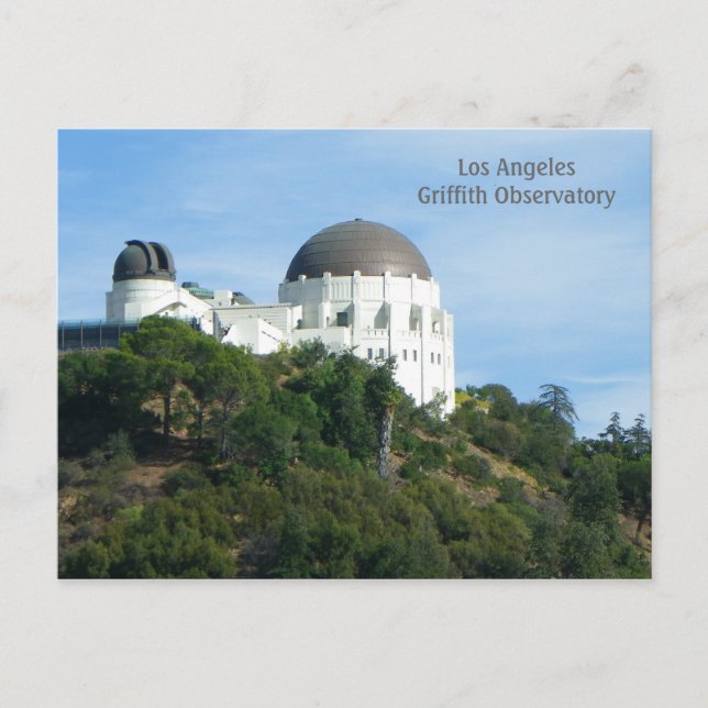 Great LA Griffith Observatory Postcard! Postkarte (Vorderseite)