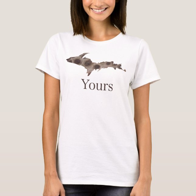 Great Lake Staat Spaß, UP YOURS T-Shirt (Vorderseite)