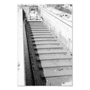 Great Lakes Damamer Nipigon Bay in Welland Canal Fotodruck