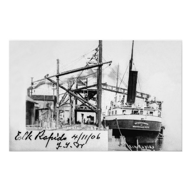 Great Lakes Dammer Winnebago 1906 Fotodruck (Vorne)