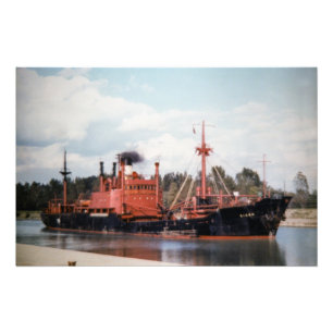 Great Lakes-Dampfer Diana Fotodruck