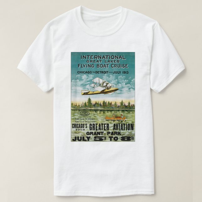 Great Lakes Flying Boat T-Shirt (Design vorne)