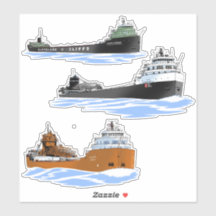 Great Lakes Freighter Kaye E. Barker History Set