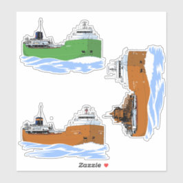 Great Lakes Freighter Shenango Beeghly Oberstar Aufkleber