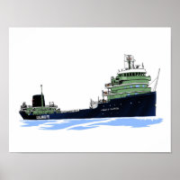 Great Lakes Freighter Thomas F. Patton Cliffs
