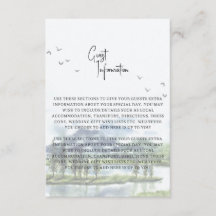 Great Lakes Guest Information Card