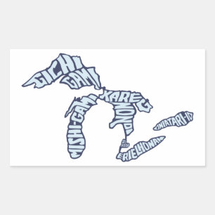 Great Lakes - Indigene - Michigan Stickers