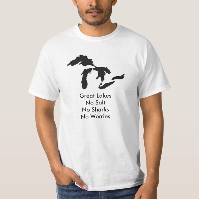 Great Lakes kein Salz T-Shirt (Vorderseite)