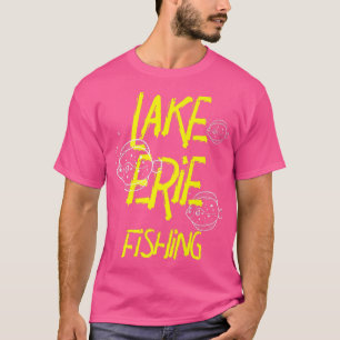 Great Lakes Lake Erie Fishing and Boating Love 3 T-Shirt