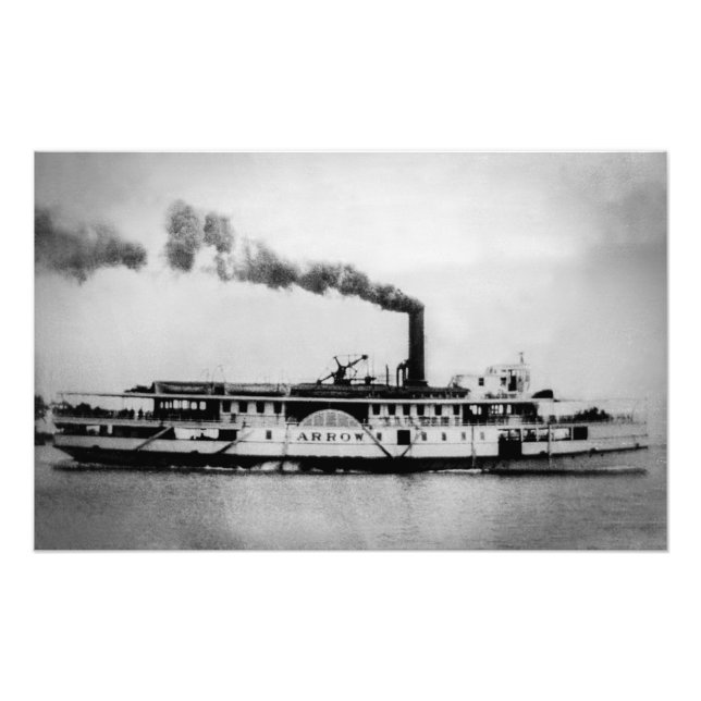 Great Lakes Passagierdampfarm Arrow Fotodruck (Vorne)