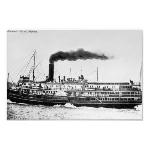 Great Lakes-Passagierschiff City of Alpena Fotodruck