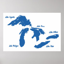 Great Lakes Poster
