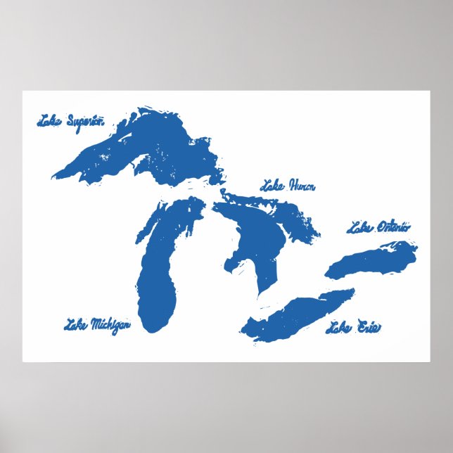 Great Lakes Poster (Vorne)
