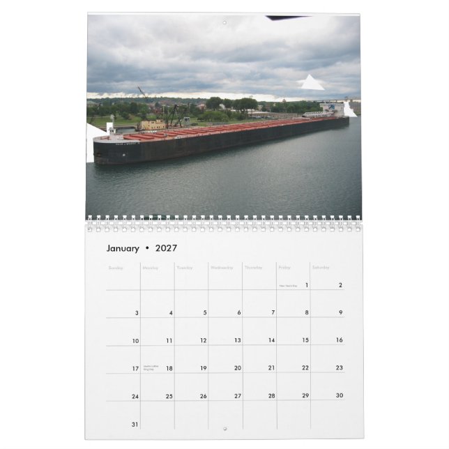 Great Lakes Schiffs-Kalender Kalender (Jan 2027)