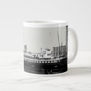 Great Lakes Ship Virginia @ Milwaukee 1890er Foto Jumbo-Tasse