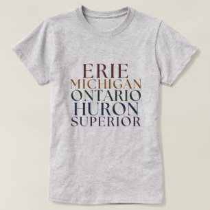 Great Lakes T-Shirt Michigan Seen T - Shirt