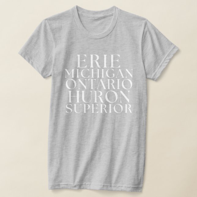 Great Lakes T-Shirt Michigan Seen T - Shirt (Ablage )