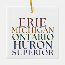 Great Lakes Thema Weihnachtsbaum Ornament