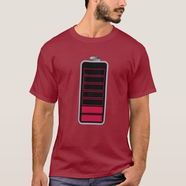 GREAT Low battery icon TEE SHIRT (Vorderseite)