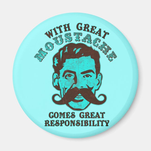 Great Mustache Magnet (Vorne)